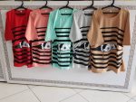 تیشرت فانتزی مدل کرکره آستین کوتاه - Image 4