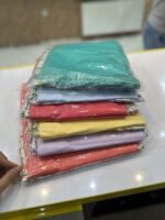 ست بلوز شلوار گلدار مدل هشت دکمه/آستین کوتاه - Image 8