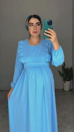 ماکسی مجلسی بارداری شیردهی /مدل لیلا - Image 4