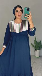 پیراهن ماکسی سنتی ابرو بادی - Image 5