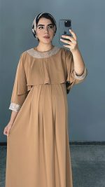 ماکسی مجلسی بارداری شیردهی /مدل پرستو - Image 2