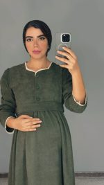 مانتو بارداری شیردهی پاییزه کبریتی /مدل نیاز - Image 6