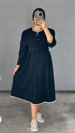 مانتو بارداری شیردهی پاییزه کبریتی /مدل نیاز - Image 2