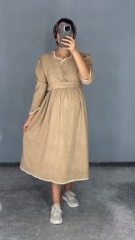 مانتو بارداری شیردهی پاییزه کبریتی /مدل نیاز - Image 3