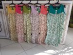 پیراهن گلدار / بارداری شیردهی/ آستین حلقه ای - Image 2