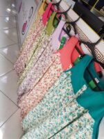 پیراهن گلدار / بارداری شیردهی/ آستین حلقه ای